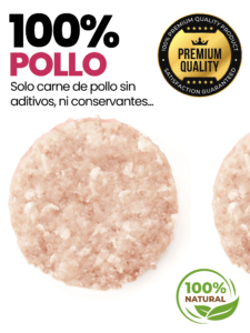 Hamburguesa 100% Pollo sin aditivos BRAVURA