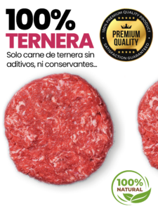 Hamburguesa 100% Ternera sin aditivos BRAVURA
